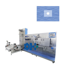 Sterile Fenestrated disposable surgical drape with hole making machine